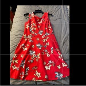 Hawaiian flower summer dress